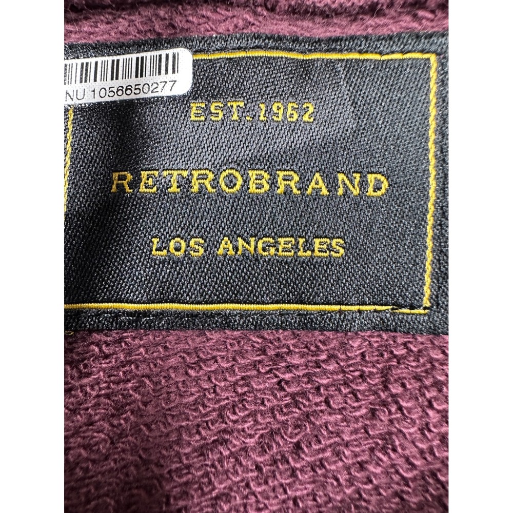 Original RetroBrand‎ Anthropologie Varsity Sweatshirt Small Red Collegiate Crop - Picture 5 of 12